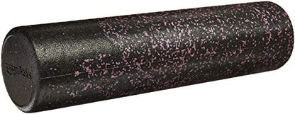 Amazon Basics - High-Density Foam Fitness Roller, Round, 60 cm, Purple Speckled