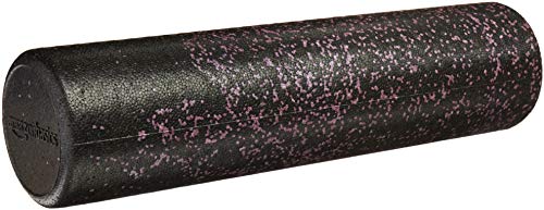 Amazon Basics - High-Density Foam Fitness Roller, Round, 60 cm, Purple Speckled