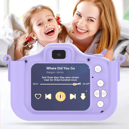 Kids camera with video function, girls' gifts/horse toy camera/1080p HD pixels + 32GB card, gifts for 3 4 5 6 7 8 year old boys and girls, kids for birthday gift Christmas