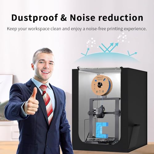 3D printer enclosure, large protective cover for Creality Ender 3 Max / 3 Max Neo / 3 S1 Plus / 5 Pro / 5 Plus / K1 Max / CR-10 / 10S / 10S PRO / CR-20 3D printers, 700x750x900mm.