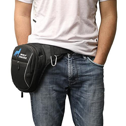Thigh pouch and leg bag for men and women, sports leg bag for running, cycling, motorcycling, sports, and work.