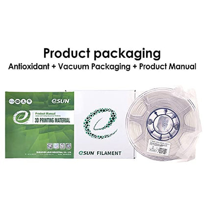 eSUN TPE 83A Filament 1.75mm, Flexible TPE 3D Printer Filament, Accuracy +/- 0.05mm, 1KG (2.2 LBS) Spool for 3D Printer in Vacuum Packaging, Red