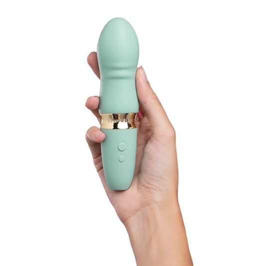 AMORELIE Gift Set "Good Vibes" - Erotic set (including Quickie Vibrator) for women & couples, 3-piece.