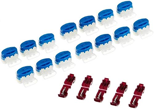 Genisys 15 cable connectors + 5 terminal clamps compatible with Husqvarna Automower 4** 5** - resealable box - Original 3M