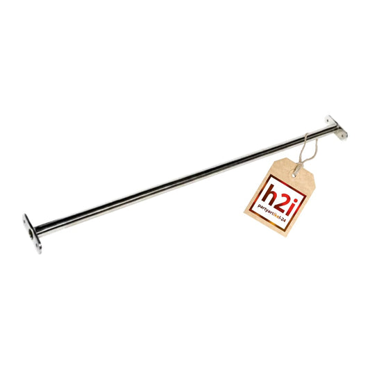 h2i Monkey bar for kids | Length 125 cm | Stainless steel bar | for garden & kids' room | Pull-up bar for outdoor & indoor | Stainless steel bar for gymnastics