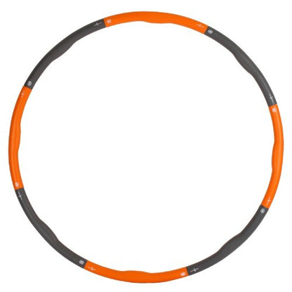 HOOPOMANIA Weight Hoop [1.5 kg] Fitness hoop for adults in orange, beginner hoop.
