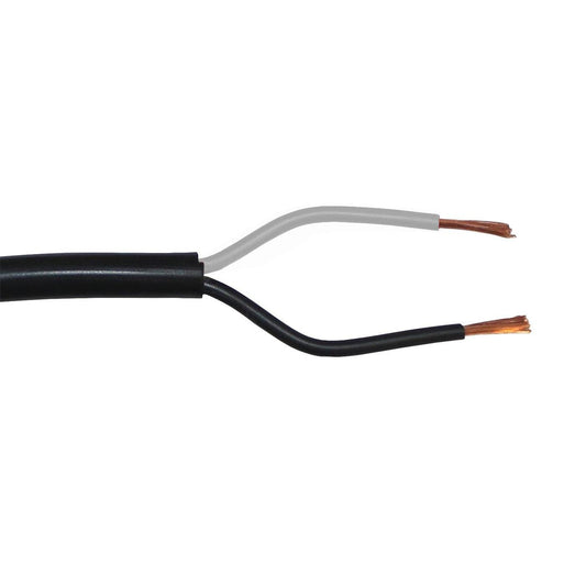Lumonic 20m FLRYY Automotive Cable 2x1mm² black | 2-core | Trailer Cable | Multi-core Vehicle Cable | Oil and Fuel Resistant, Flame Retardant | Low Voltage