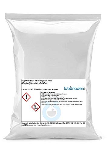 5kg Copper sulfate pentahydrate (copper(II) sulfate, CuSO4, for laboratory, workshop, crystal growing, pool) (5)
