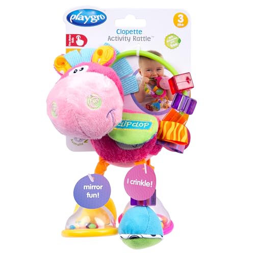 Playgro Horse Clip Clop pink - Baby toy - Motor skills - Baby sensory - Baby rattle - Baby motor skills - Kids toy - pink
