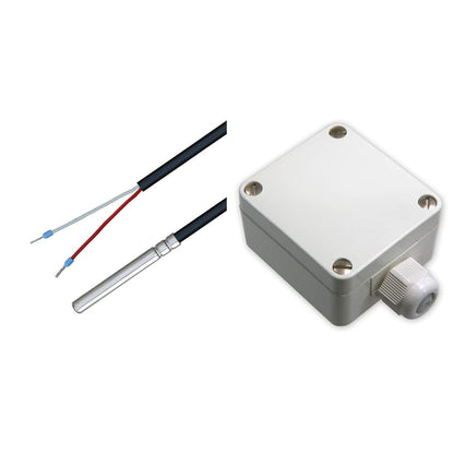 iOVEO 035HP05210 - NTC 10kOhm temperature sensor with PVC cable up to 105°C, temperature sensor & 001AF05200 - Outside temperature sensor, 2-wire connection, heating sensor, NTC sensor