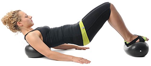 Original Pezzi® Mini Eggball® MAXSAFE 2-pack Ø18x36cm Yoga Workout black
