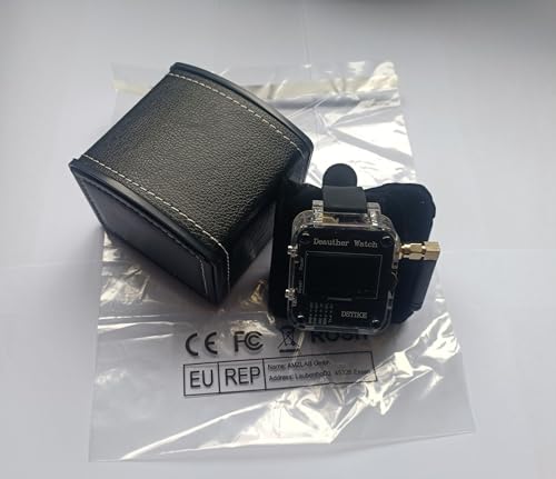 AURSINC WiFi Deauther Watch V3S ESP8266 1000mAh programmable development board | portable smartwatch | OLED & laser | attack/control/testing tool | solder for DSTIKE NodeMCU