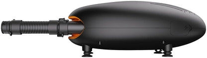AGT SUP Battery Pump: Battery-operated air pump for SUP boards, 350 l/min, 3X 4,000 mAh, USB, 12V (Accu pump for compressor, electric)