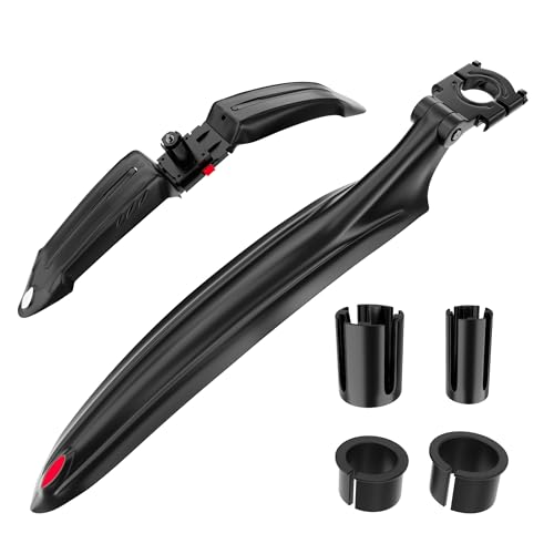NICEDACK Bike Fender Set, MTB Front Rear Fender, Extend Thickened Mountain Bike Fenders, Quick Release Fender, Wheel Guards for 24-29 inch Bicycle.
