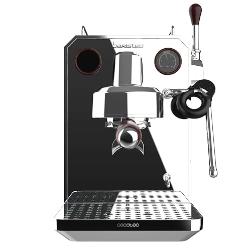 Cecotec Espresso Coffee Machine Barista Baristeo Intima, professional Barista Espresso Machine, pre-brew system, 15 bar pump, easy filling, 1.7L water tank, and cup warmer.