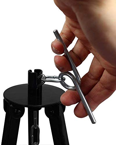 Grillplanet® set 22 L goulash kettle with tripod black 1.80 m and lid (22-liter original Hungarian goulash pot fire pot kettle goulash pot fire kettle cooking kettle mulled wine kettle soup pot kettle)