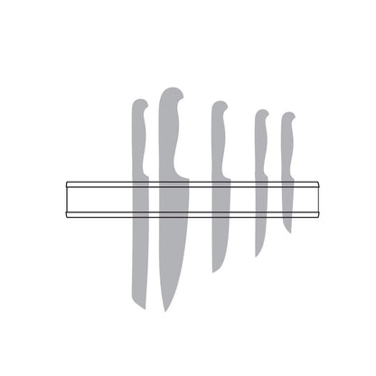 WMF magnetic strip 35 x 5.5 cm, Cromargan stainless steel, gift box including mounting material