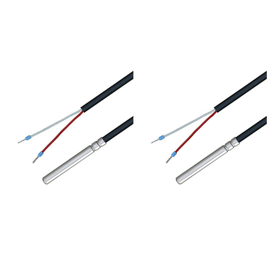 iOVEO 035HP02207 - PT1000 temperature sensor with PVC cable up to 105°C, sensor, memory sensor, heating, 7 meters (Pack of 2)