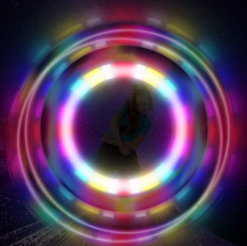 LED poi ball set for kids & adults - rechargeable fiber optic glow poi balls for professionals | LED pois for kids juggling | juggling set & light painting accessories | fire poi balls & glow balls