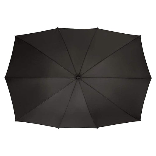 LILIENFELD Umbrella Partners Umbrella XL 148 cm x 99 cm Women Men Fiberglass 10 Ribs Very Stable Maxi Black