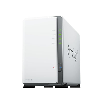 Synology DS223J 2 Bay Desktop NAS, white