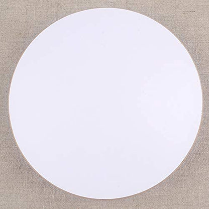 KUNSTIFY Pottery Wheel I Round I 20cm diameter, height 5 cm MDF turntable Turntable for pottery clay for sculpting art DIY crafting clay figurines bowls