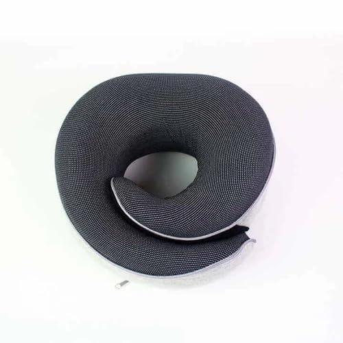 KÖHAIR neck pillow supports you during your restful night sleep after your hair transplant - Innovative travel neck pillow | Incredibly compact for relaxed travels on plane and car.
