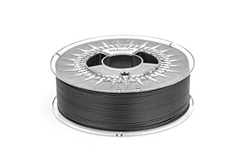 extrudr® PLA NX2 MATT ø1.75mm (2.5kg) 'BLACK MATT' - 3D printer filament - Made in Austria