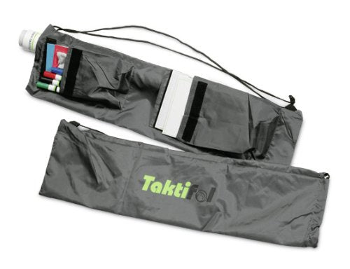 Taktifol Handball Starter Set - includes roll with 25 sheets (handball field), 2 markers (black & red), wiping cloth, and carrying bag. Self-adhesive, rewritable coaching film.