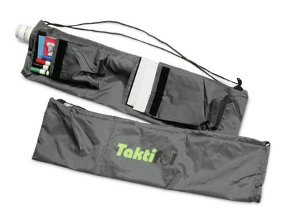 Taktifol Handball Starter Set - includes roll with 25 sheets (handball field), 2 markers (black & red), wiping cloth, and carrying bag. Self-adhesive, rewritable coaching film.