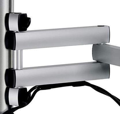 Novus Dahle 967+0119+000 monitor mount, metal, silver, 53.1 x 64 x 3 cm