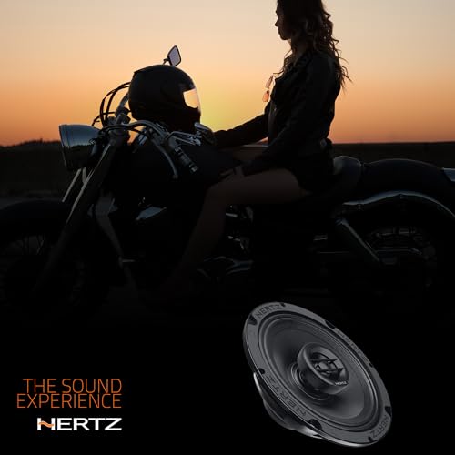 Hertz SX 165 Neo - Pair of 2-way SPL coaxial speakers 16.5cm, 200W peak, 100W RMS, 4 ohm, 96.5 dB, weatherproof paper cone, neodymium N38 H, PEI dome tweeter with protection circuit.