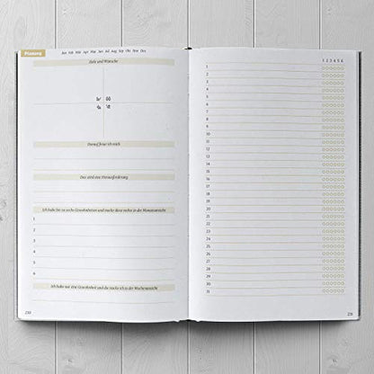 A great plan timeless | Holistic undated planner for more mindfulness and self-love | A5 planner (candy)