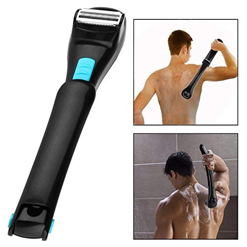 OFKPO foldable men's back shaver, electric body hair razor hair removal tool.