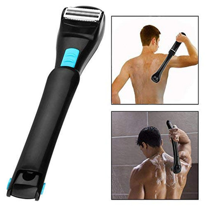 OFKPO foldable men's back shaver, electric body hair razor hair removal tool.