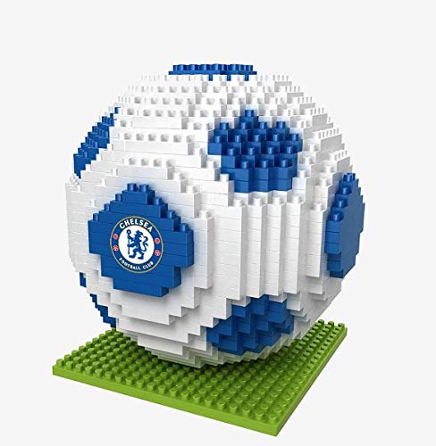 Officially licensed Chelsea FC BRXLZ 3D Football Building Set by FOCO. Build your own Chelsea FC football with these bricks.