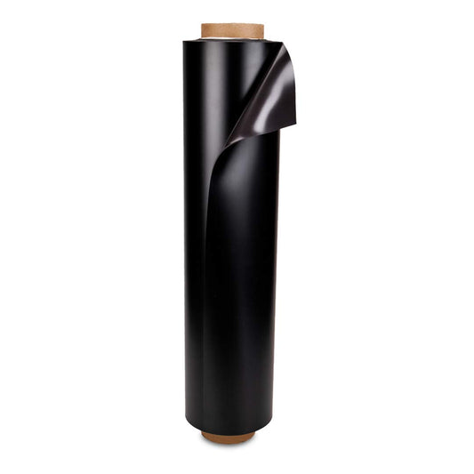 magnets4you Magnetic foil coated in black, Width 615x1.6 mm, meter length