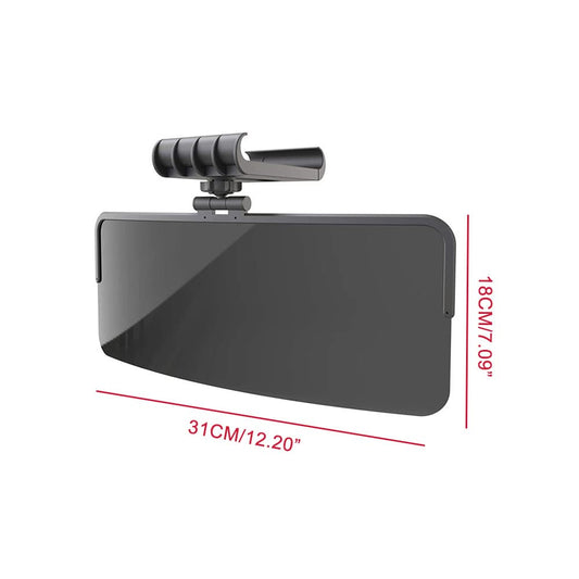 Riloer Car Sun Visor Extension, 360-degree adjustable sun visor, anti-glare sun protection for driver or passenger seat, 31 x 18 cm/12.20 x 7.09 inches, suitable for all vehicle types.