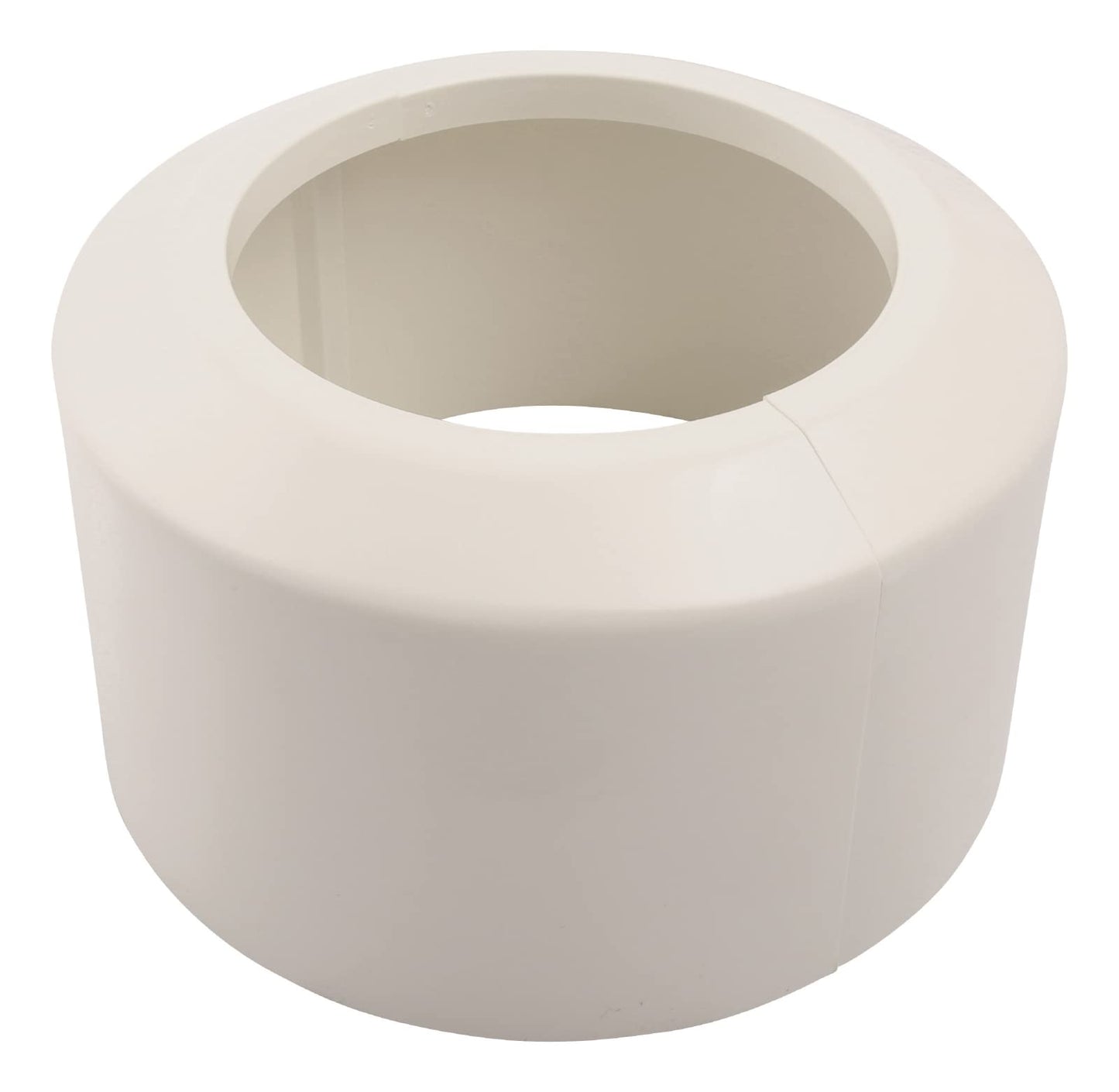 Sanitop-Wingenroth clamping rosette for connection bend or pipe | Ø 110 mm | Height 100 mm | Wall rosette for toilet | Covering up unsightly areas | Cover rosette for toilet | Plastic | Pergamon | 21788 0