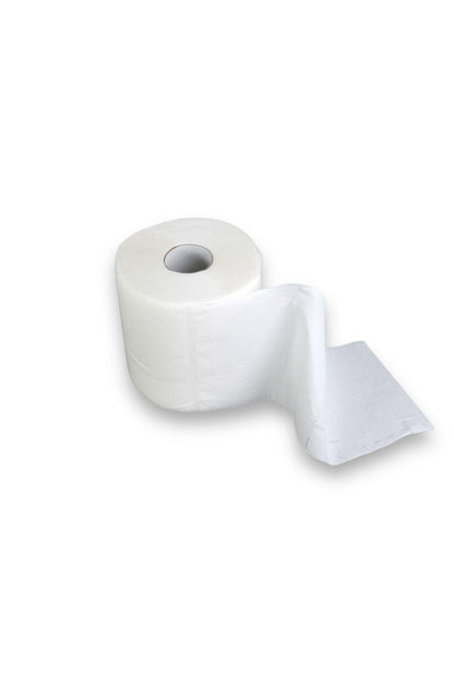 6 towel rolls 2-ply tissue paper rolls MIDI rolls bright white 20cm wide 160m perforated 450 sheets of 20x36cm inner-roll paper towel roll