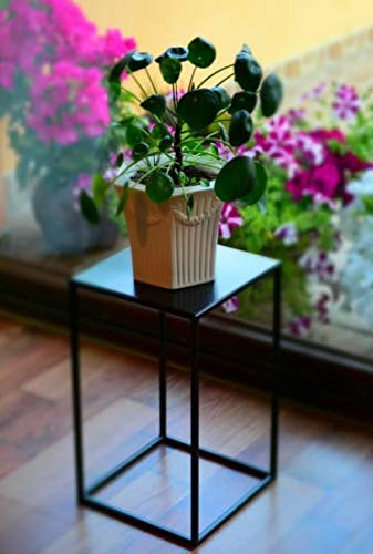 DIXIE STORE Flower Stand | Metal Plant Holder Loft 363 | Imaginative Plant Stand | For Indoor and Outdoor Decor, Great Impression, Silver