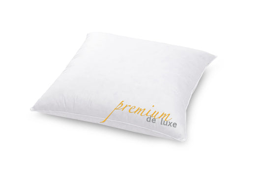 HANSKRUCHEN® Premium de Luxe comforter pillow 40x40 cm - Made in Germany. Down cuddle pillow made of 100% cotton - 90% down 10% feathers, pillow for allergies [1 pack].