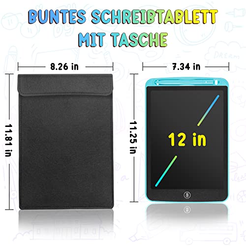 LCD Writing Tablet for Kids 12 Inch 2 Pack, LEYAOYAO Drawing Board Magic Board for Kids, with Case, Toy for Kids, LCD Drawing Pad, Kids Gifts from 3 Years