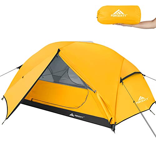 Forceatt tent 3 persons camping tent, waterproof and windproof 3-4 seasons ultralight backpacking tent, can be set up instantly, suitable for hiking, camping, outdoor.