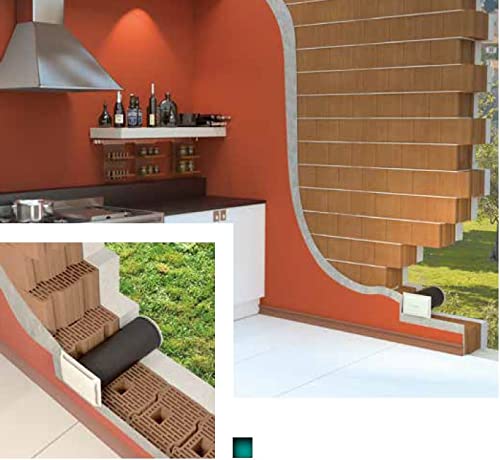 Acoustic muffler set 100 cm2 down tube 160 mm inlet 480 mm (diameter 160 mm, length 480 mm), recommended for kitchen air intake.