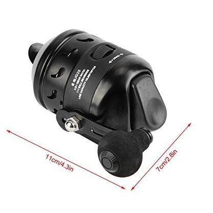 Angel Capsule Reel, Spincast Reel Fishing Reel Jg25 3.3:1Gear Ratio Casting Reel Inner Line Shooting Fish Wheel Closed Fish Dart Wheel Built-in Round Fish Reel For