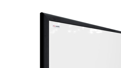 ALLboards Whiteboard with black frame 90x60cm Magnetic Whiteboard, Dry Erasable