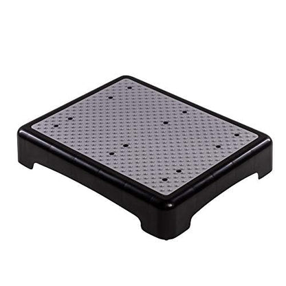 UPP Step Stool Indoor & Outdoor up to 200 kg | Step aid for seniors or footrest for children with anti-slip safety feature | Stool and step aid for bathroom, kitchen & door thresholds 50 x 40 x 10 cm