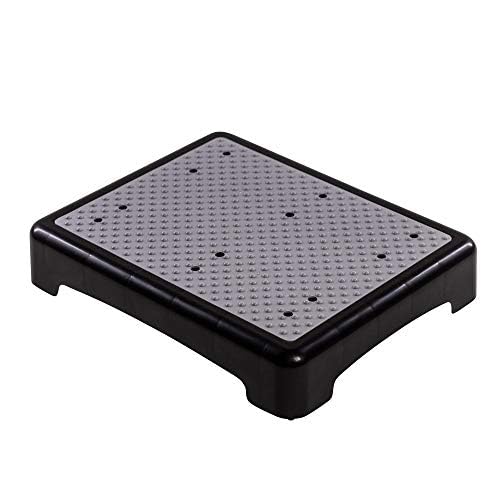 UPP Step Stool Indoor & Outdoor up to 200 kg | Step aid for seniors or footrest for children with anti-slip safety feature | Stool and step aid for bathroom, kitchen & door thresholds 50 x 40 x 10 cm