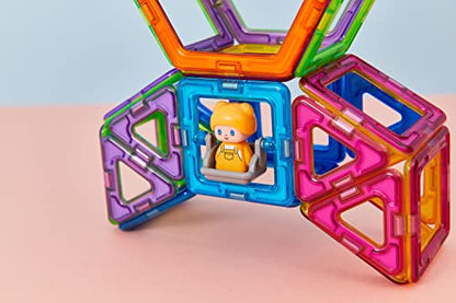 MAGFORMERS Magnetic Building Blocks Carnival Plus Set, 48 Pieces, Ages 3-8, 8x34x24 cm, Magnetic, Building Blocks Toy, Educational Toy, Scientific Thinking, Unisex, Plastic, 703016
